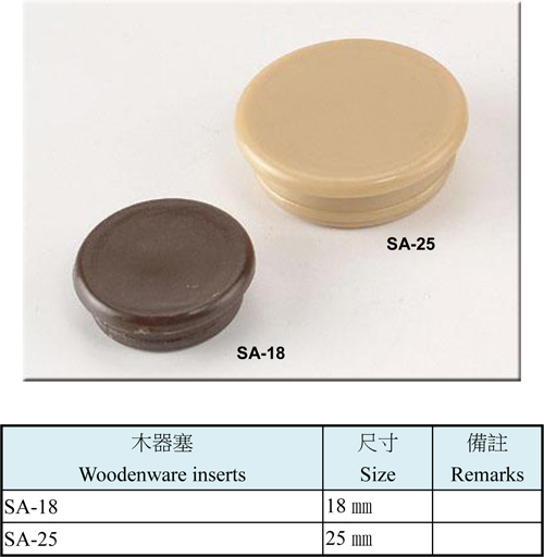 Wooden ware Inserts